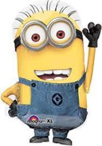 Supershape Minions 25 Inch Mylar Balloon Inflated
