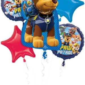 Paw Patrol Mylar Balloon Bouquet Inflated with Weight