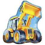 Construction Loader ( Truck)  Mylar Balloon Inflated with Helium