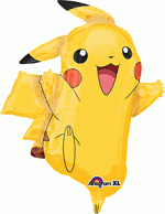 Pokemon Pikachua 31 inch Mylar Balloon Inflated