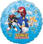 Sonic the Hedgehog Mylar Balloon 17 Inch Inflated