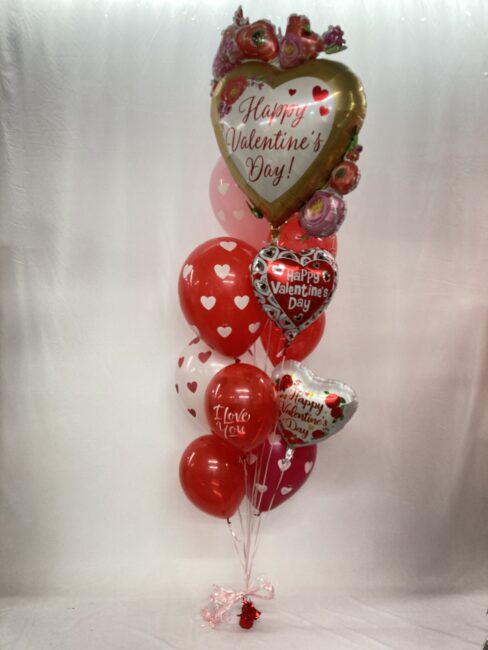 Valentines Day Balloons ( Love and Heart) Bouquet | Balloon Shop NYC