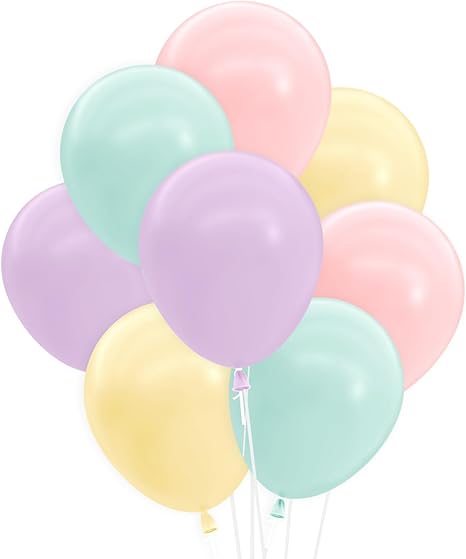 Gold Pink Hearts Collection Latex Party Balloons 11 inch Inflated