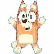 Bluey Orange Balloon 32 Inch Inflated