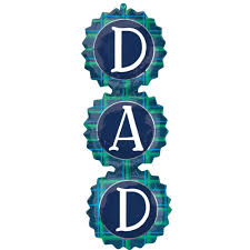 Happy Father's Day Dad Mylar Balloon 38 inch Inflated