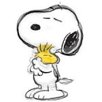 Peanuts - Snoops and Woodstock 30 Inch Mylar Balloon inflated