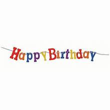 Diamond Multi Color Happy Birthday 7.9 Foot Party Banner